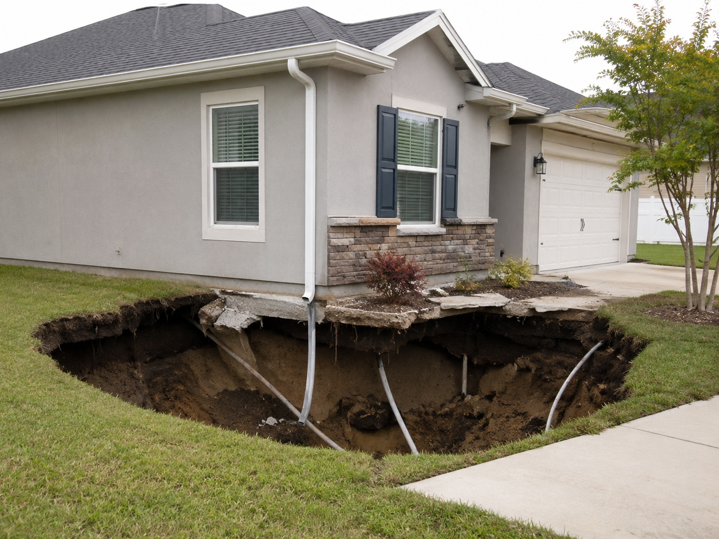 Sinkholes Near Drains