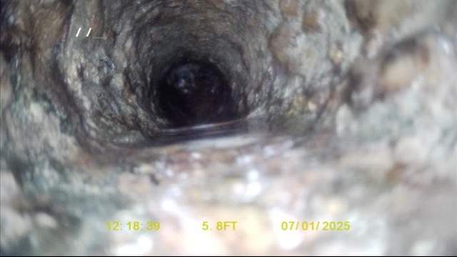 Identify and narrate each defect found during the Sewer Camera Diagnostics.